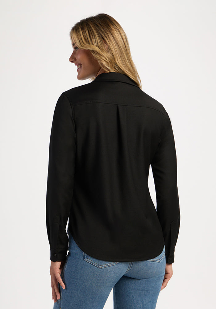 Lorelai Button Up - Black