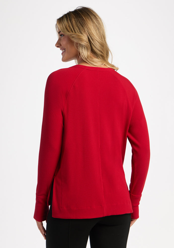 Ainsley Sweater - Maraschino Cherry