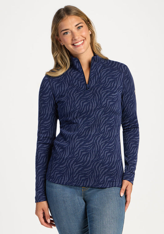 Emi 1/4 Zip - Midnight Safari
