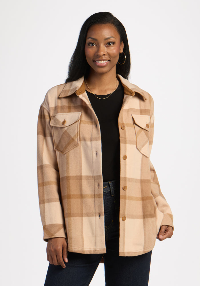 Sawyer Shacket - Saddleback Plaid