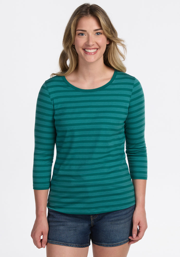 Jenny 3/4 Sleeve Crew Neck