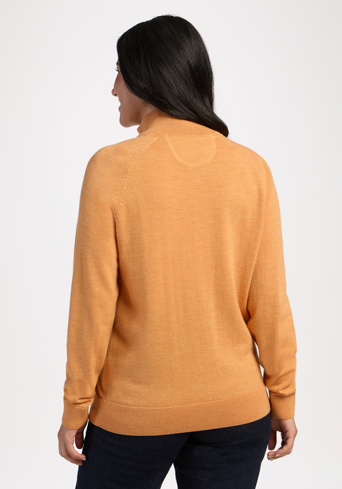 Collins 1/4 Zip Sweater - Butterscotch