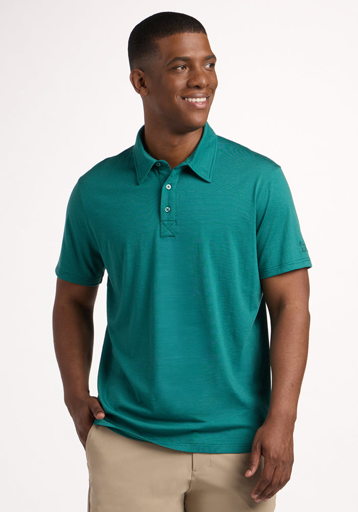 Preston Polo - Woodland Mini Stripe