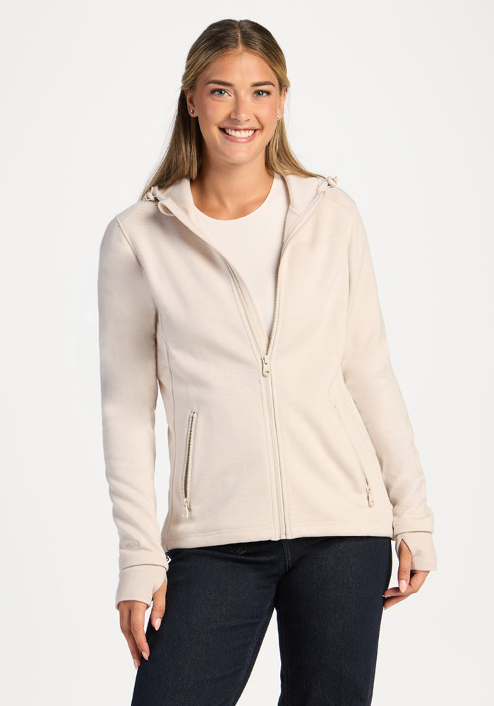 Cubby Hooded Sweatshirt - Ecru