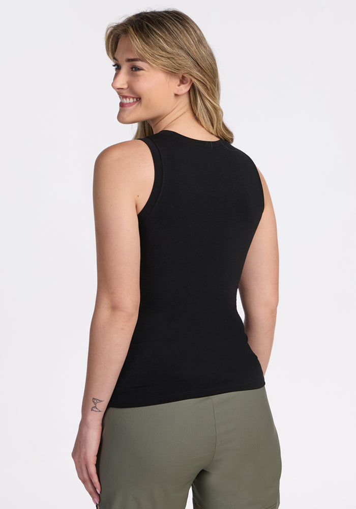 Ava Tank Top - Black