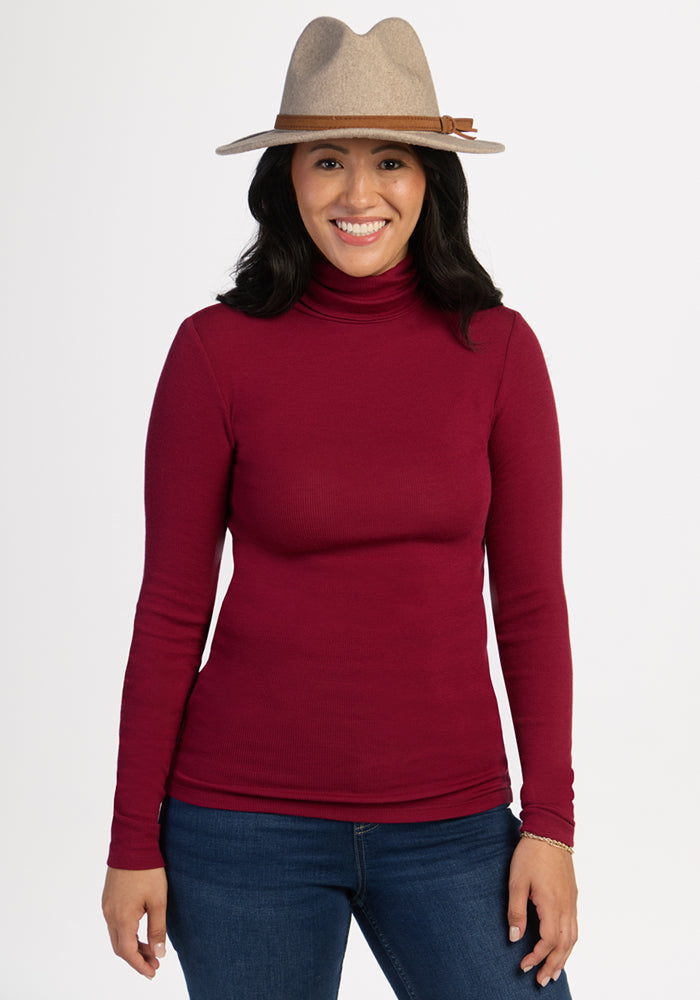 Sage Ribbed Turtleneck