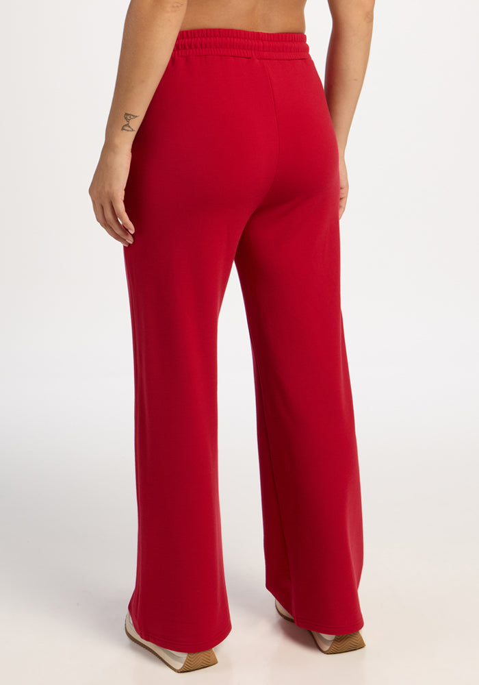 Eloise Wide Leg Pants - Maraschino Cherry
