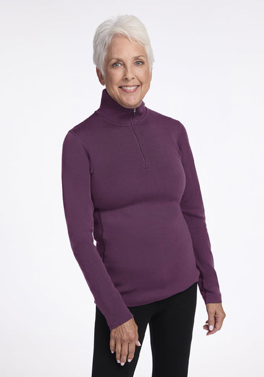 Brooke 1/4 Zip - Purple Iris