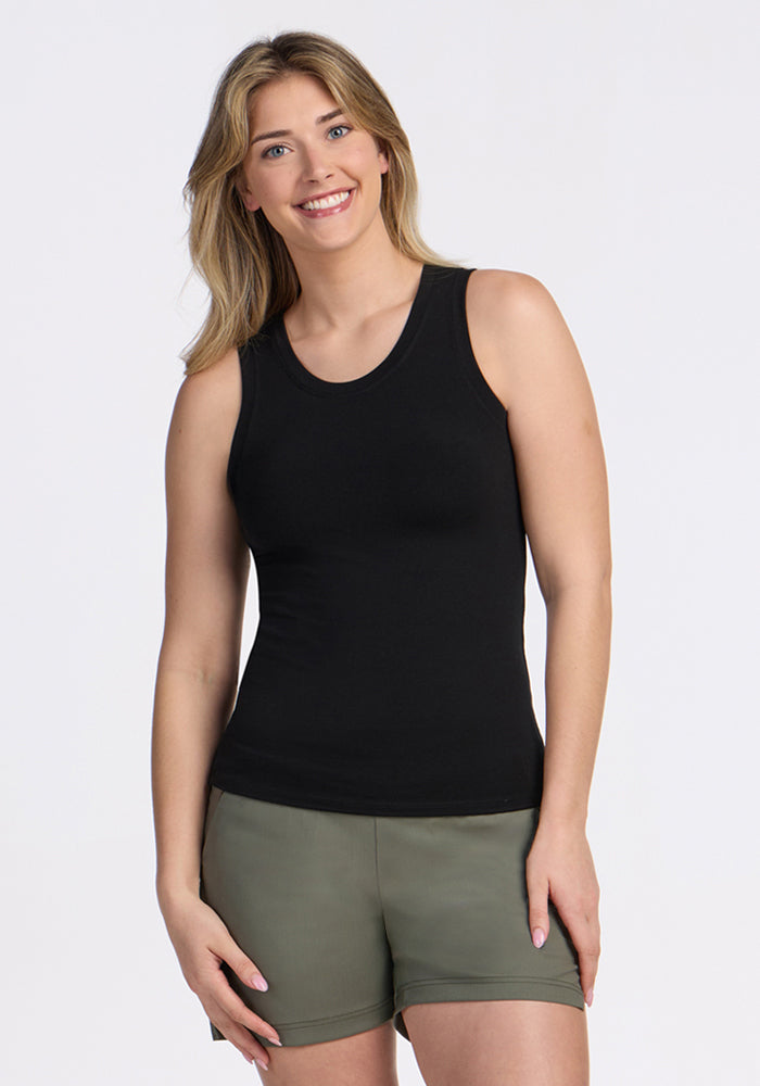 Ava Tank Top - Black