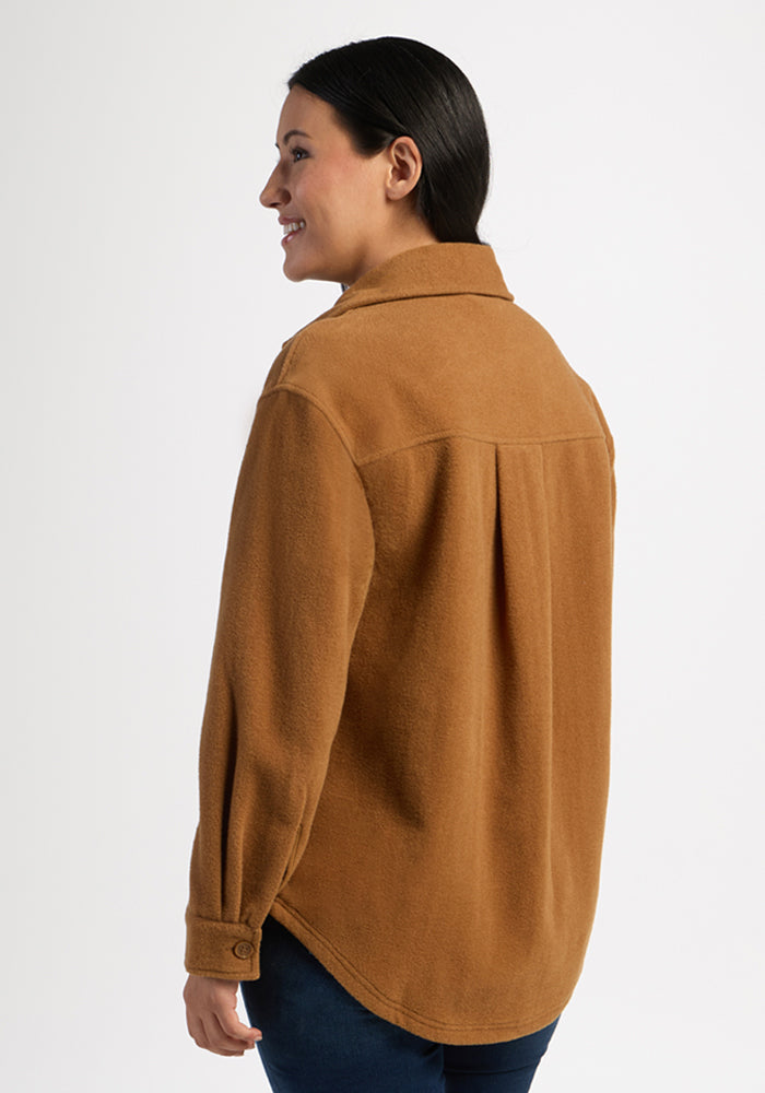Jovie Shacket - Saddleback