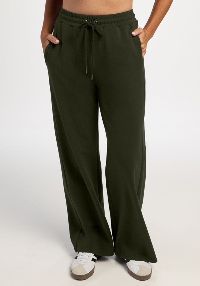 Eloise Wide Leg Pants - Duffel Bag
