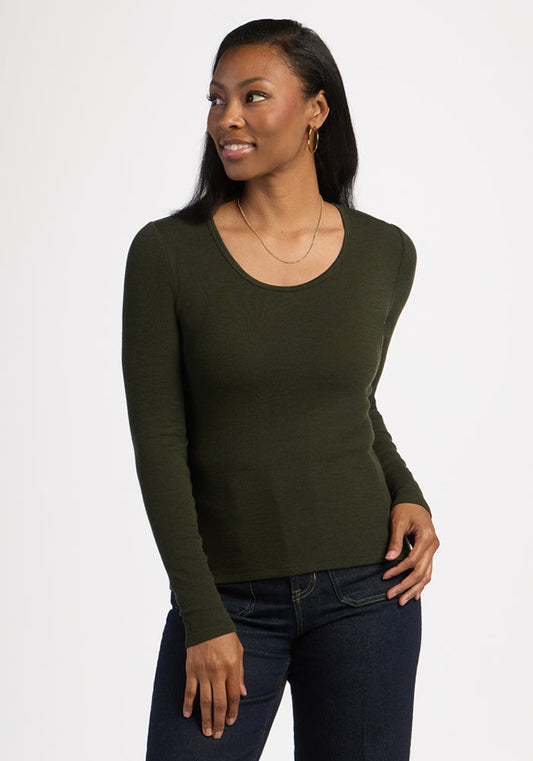 Katie Ribbed Long Sleeve - Duffel Bag