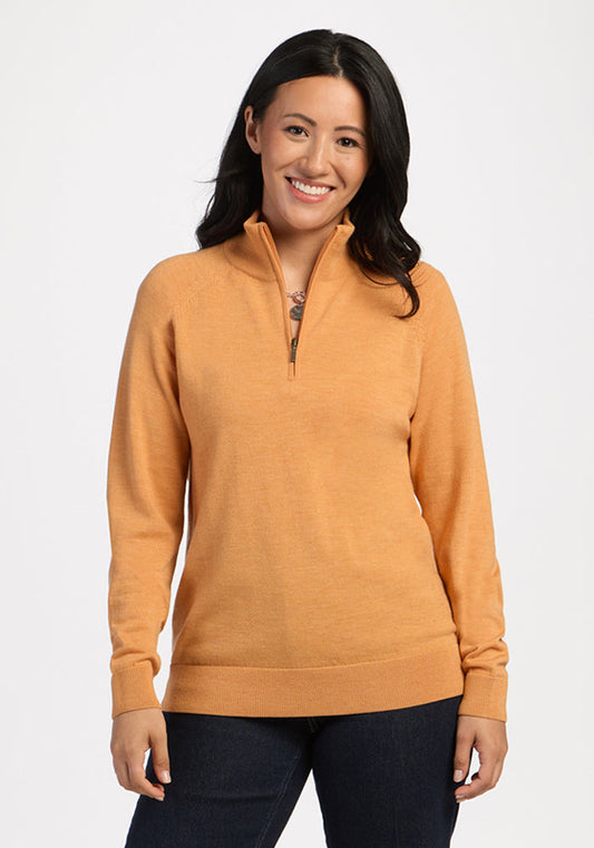 Collins 1/4 Zip Sweater - Butterscotch