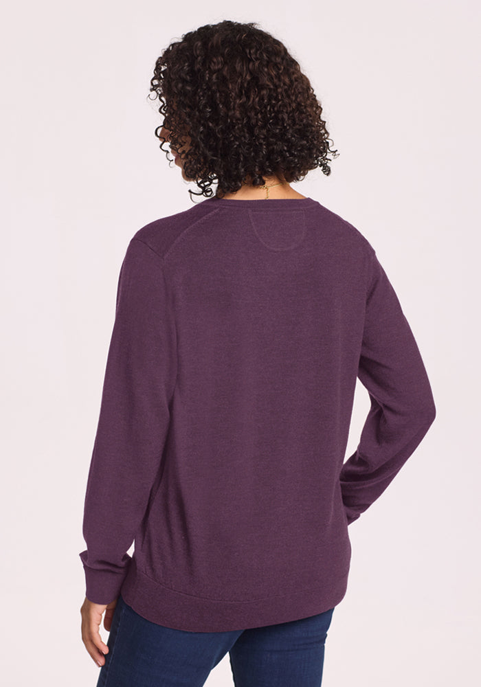 Francesca Sweater - Purple Iris