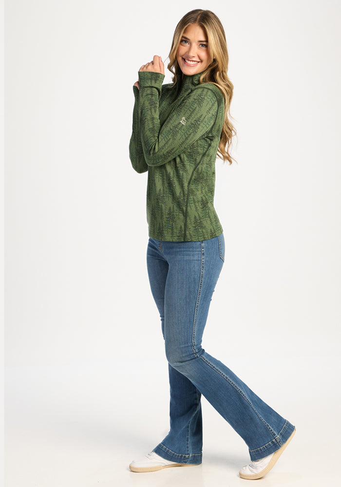 Emi 1/4 Zip - Forest Friends