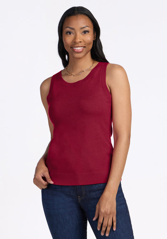 Chessy Tank Top - Beet Red