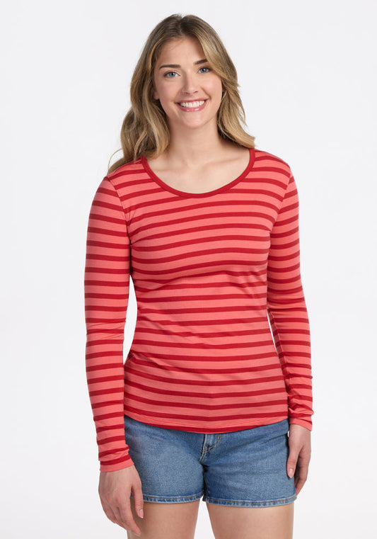 Remi Long Sleeve T-Shirt - Wildberry Stripe