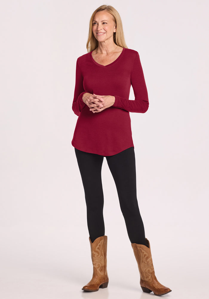 Eva Tunic - Beet Red