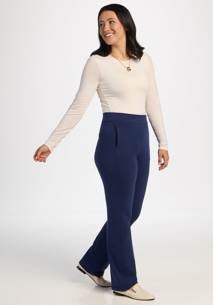 Emerson Straight Leg Pants Petite - Ocean Cavern