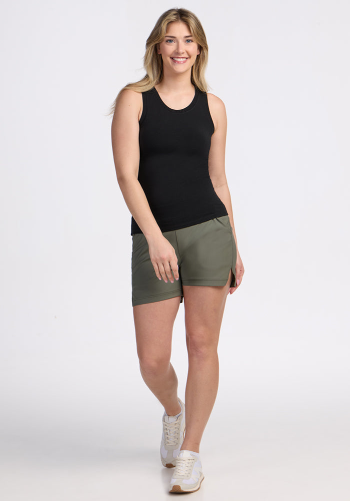 Ava Tank Top - Black