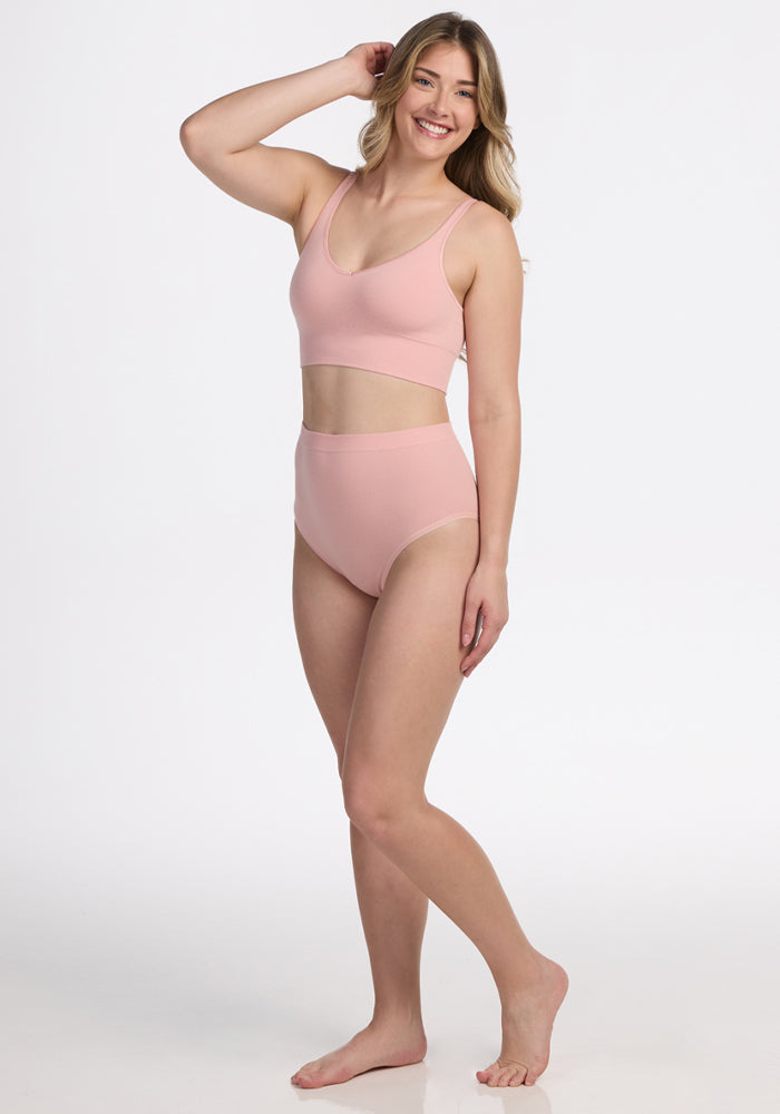 Mabel Full Coverage Underwear - Rosewater