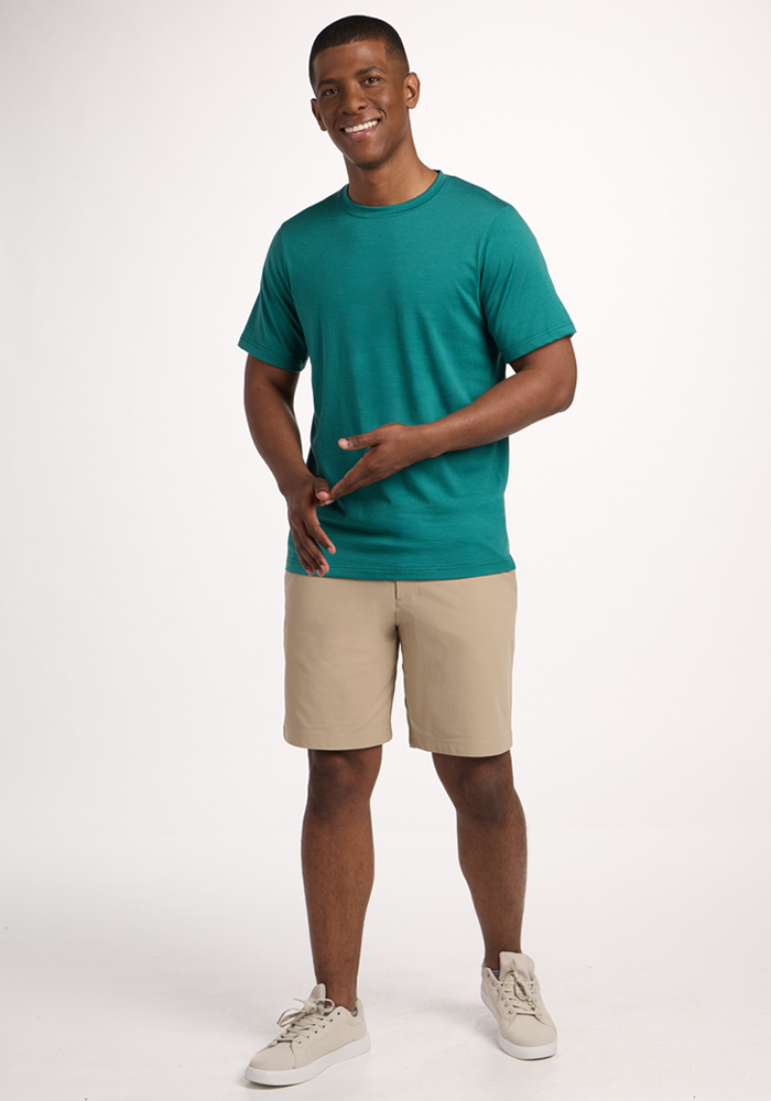 Endurance Tee - Woodland Mini Stripe