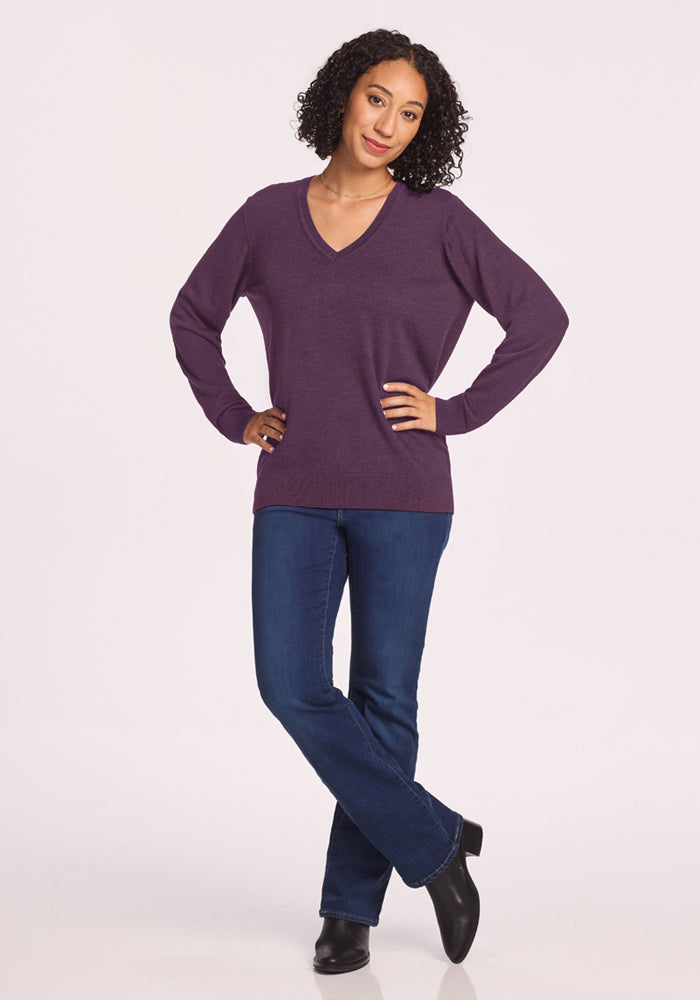 Francesca Sweater - Purple Iris