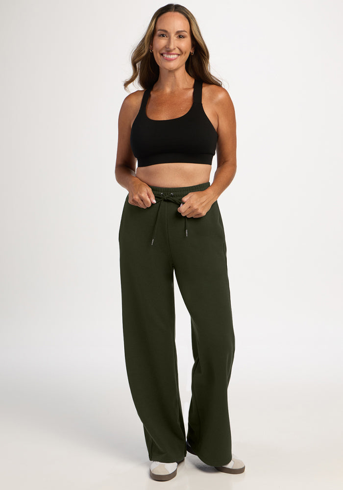Eloise Wide Leg Pants - Duffel Bag