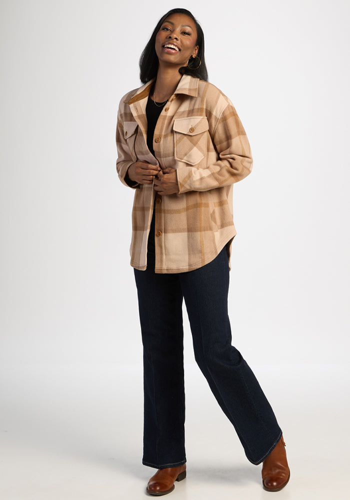 Sawyer Shacket - Saddleback Plaid