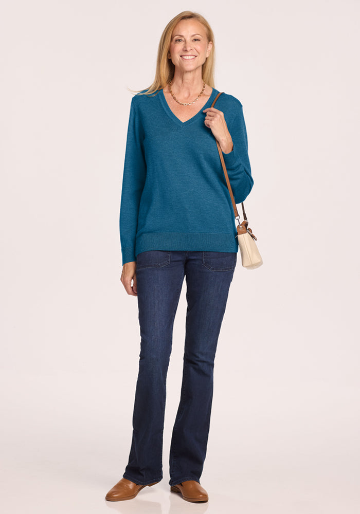 Francesca Sweater - Blue Pine