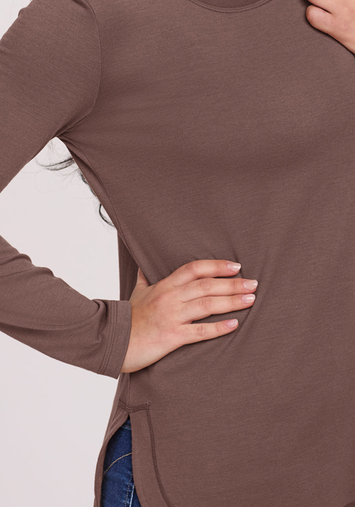 Hazel Tunic - Peppercorn