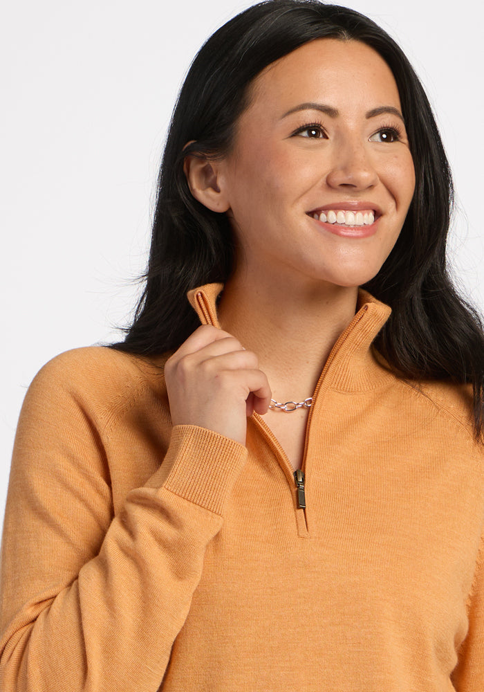 Collins 1/4 Zip Sweater - Butterscotch