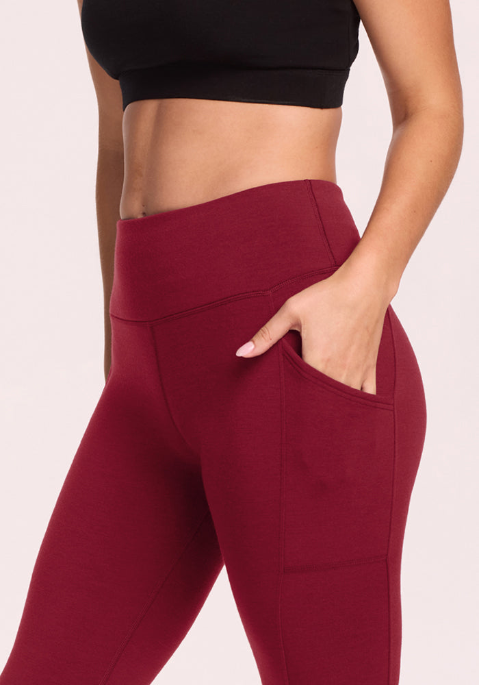 Piper Pocket Leggings - Pinot Noir