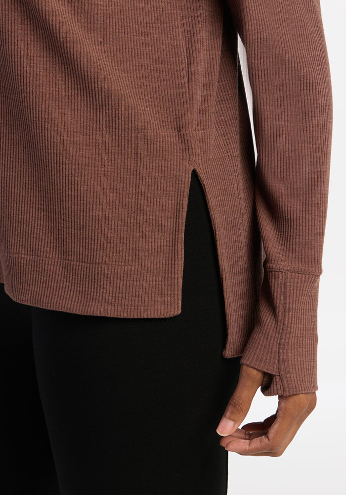 Ainsley Sweater - Sable Heather