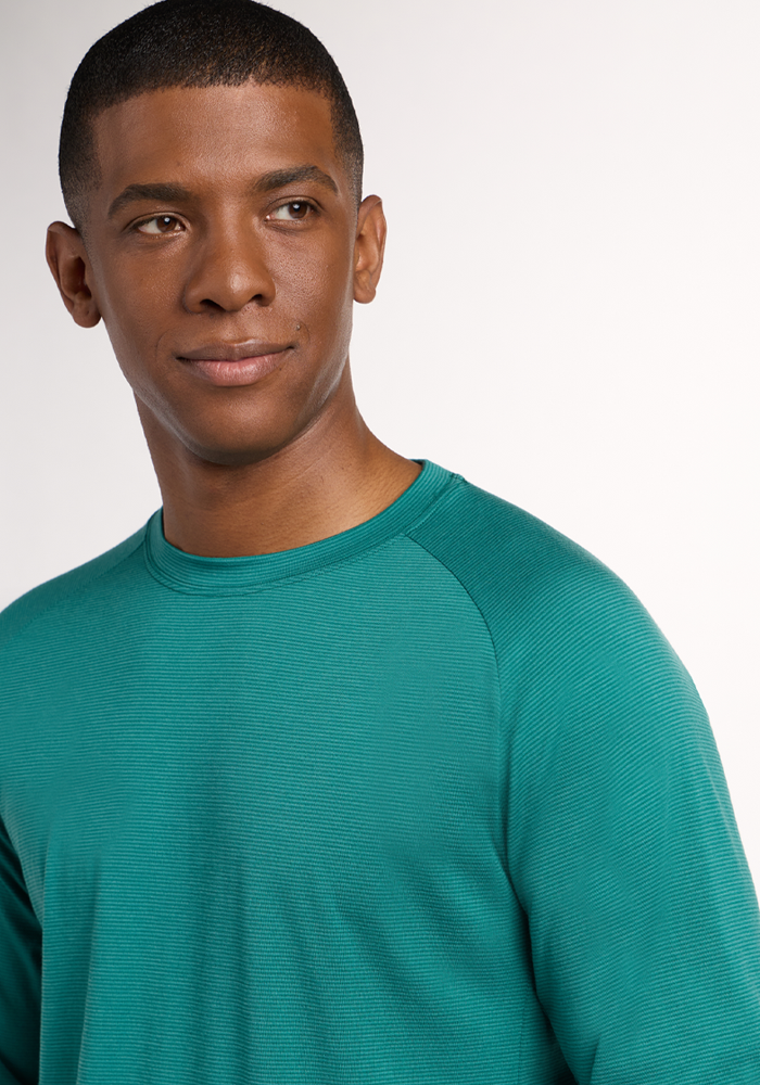 Essential Tee - Woodland Mini Stripe