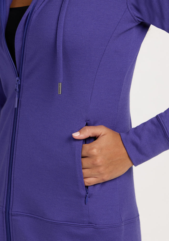Ryann Hoodie - Berry Indigo