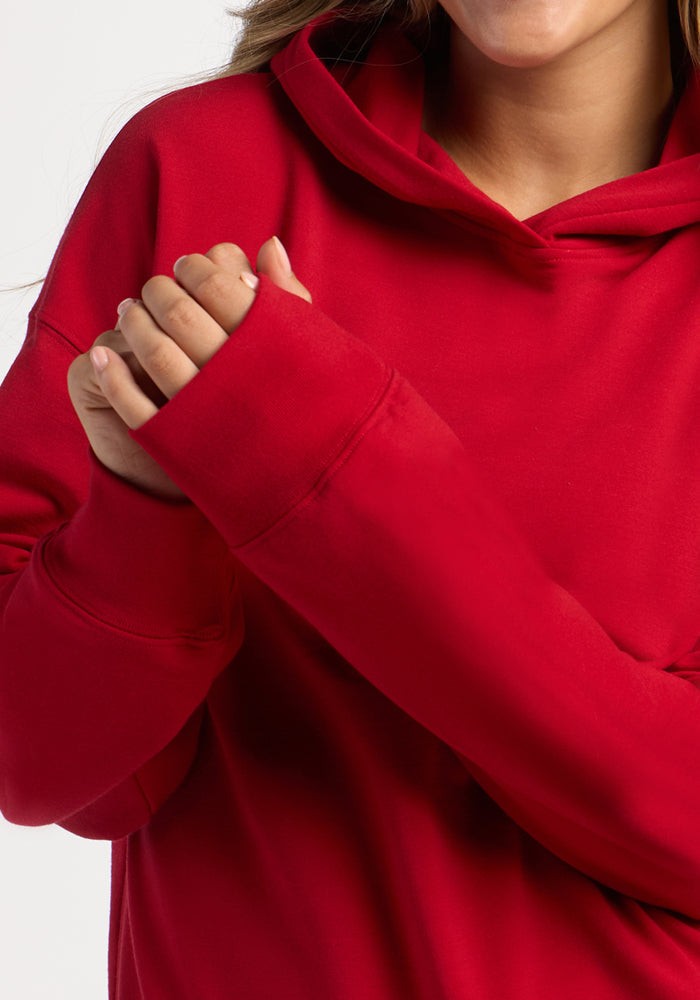 Genevieve Hoodie - Maraschino Cherry
