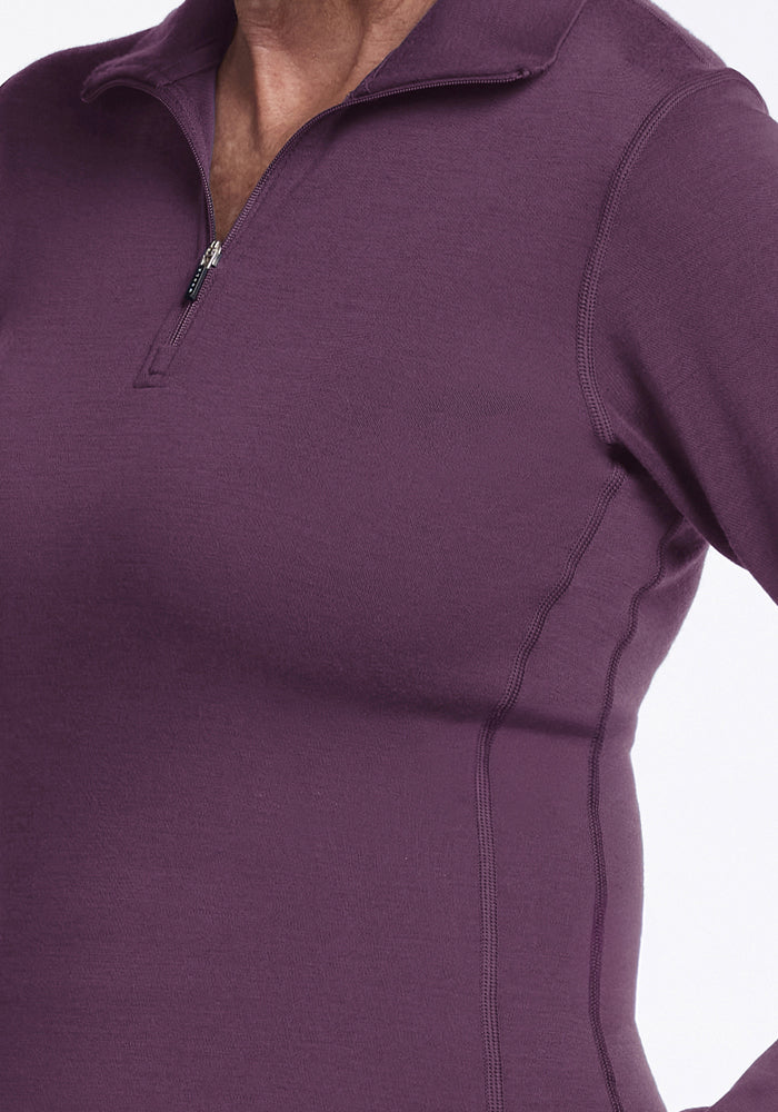 Brooke 1/4 Zip - Purple Iris