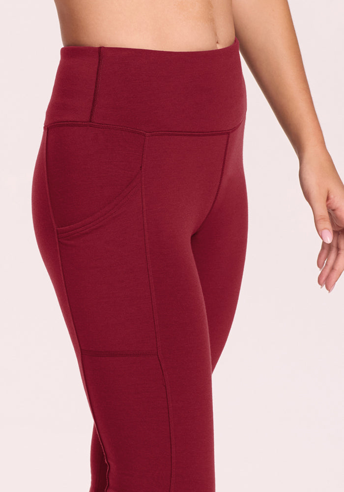 Piper Pocket Leggings - Pinot Noir