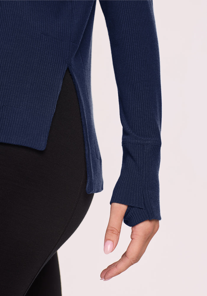 Ainsley Petite Sweater - Ocean Cavern