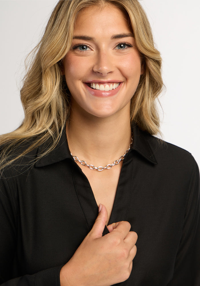 Lorelai Button Up - Black
