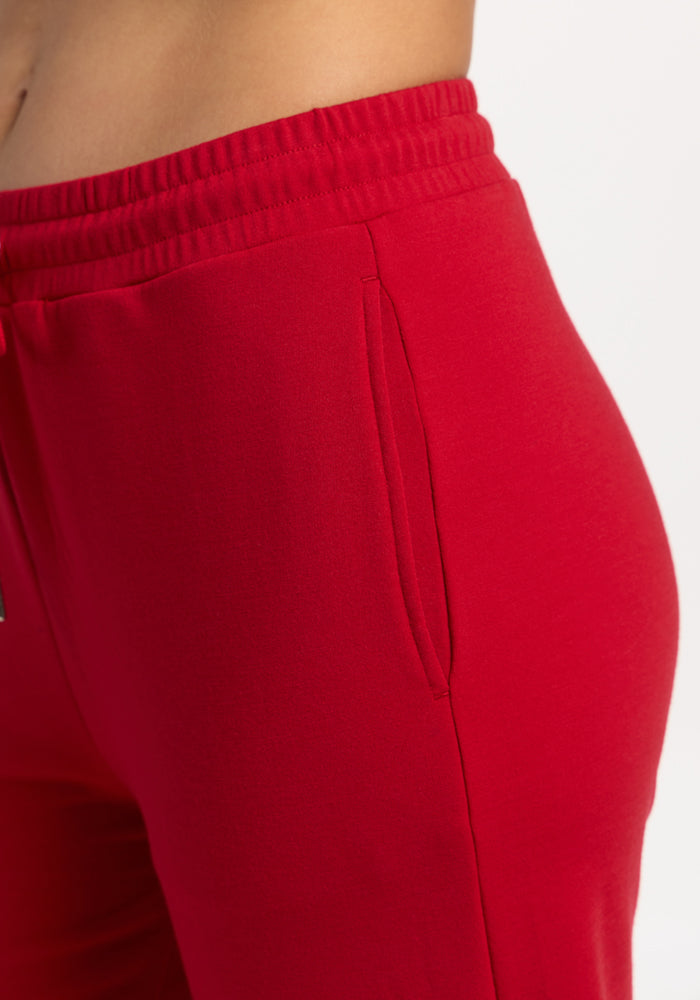Eloise Wide Leg Pants - Maraschino Cherry