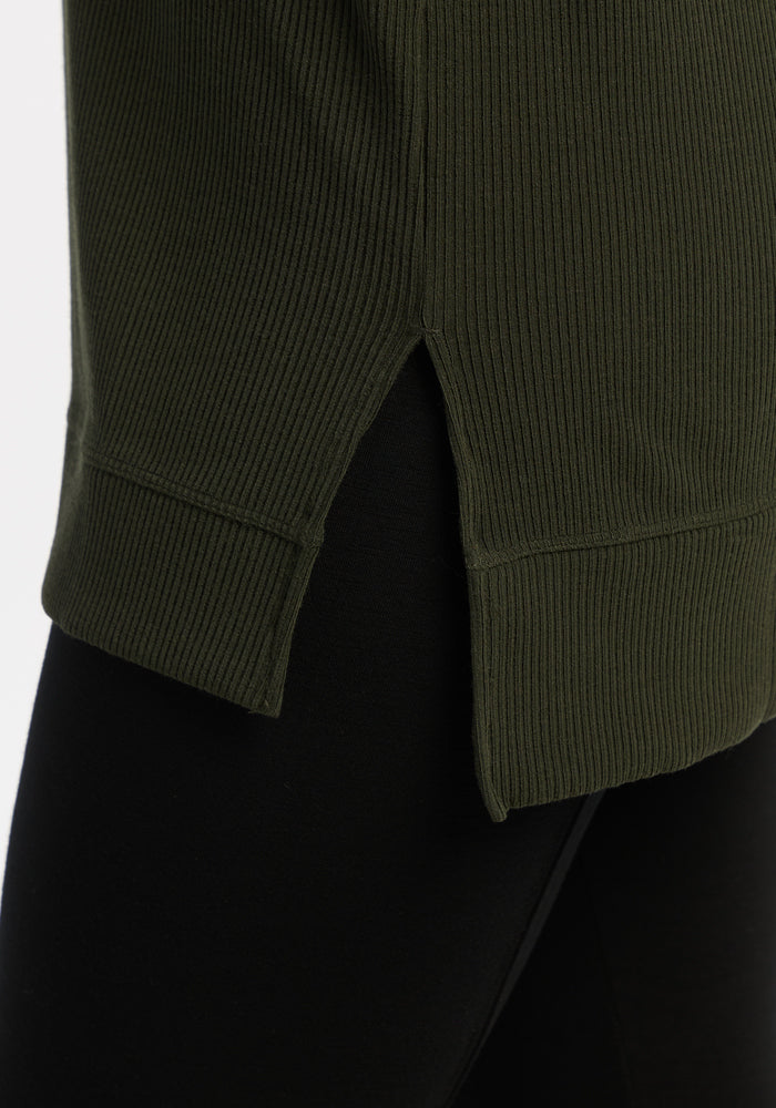Evie Ribbed Tunic - Duffel Bag