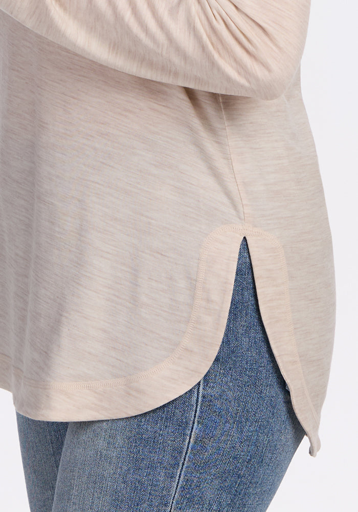 Hazel Tunic - Cream Heather