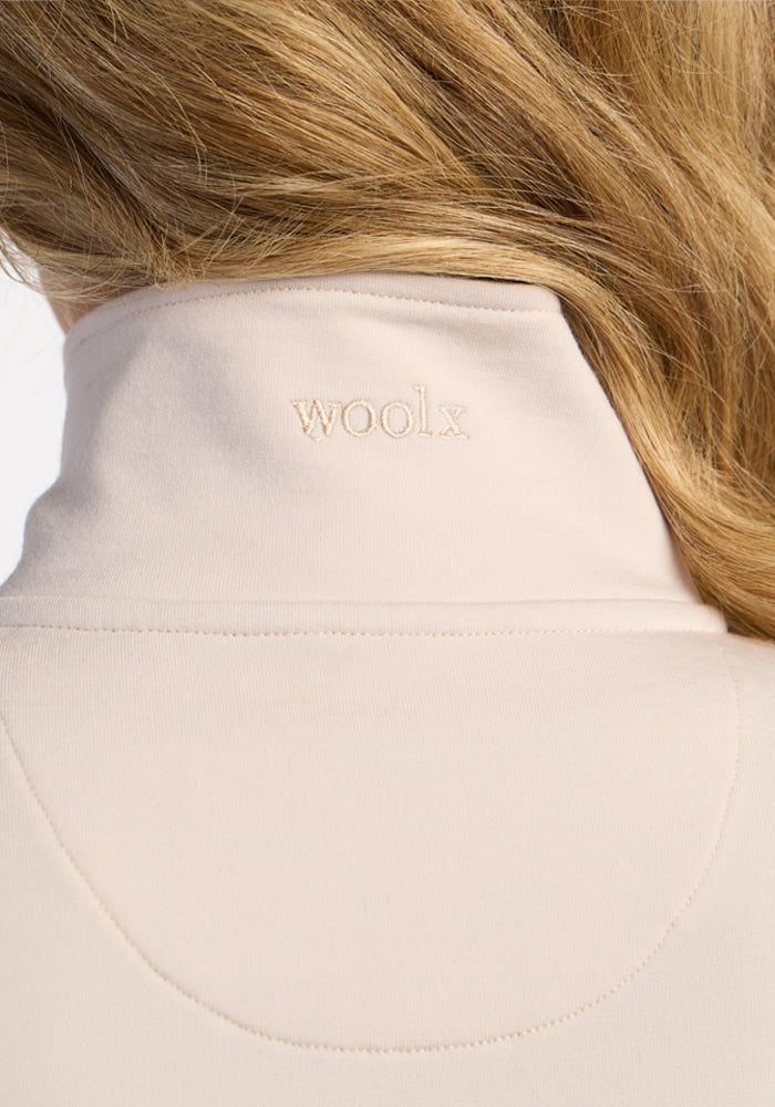 Finley Zip Up Sweatshirt - Ecru