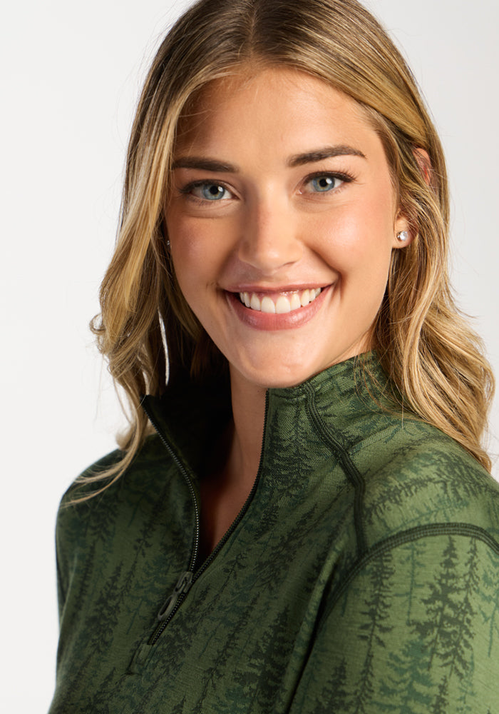 Emi 1/4 Zip - Forest Friends