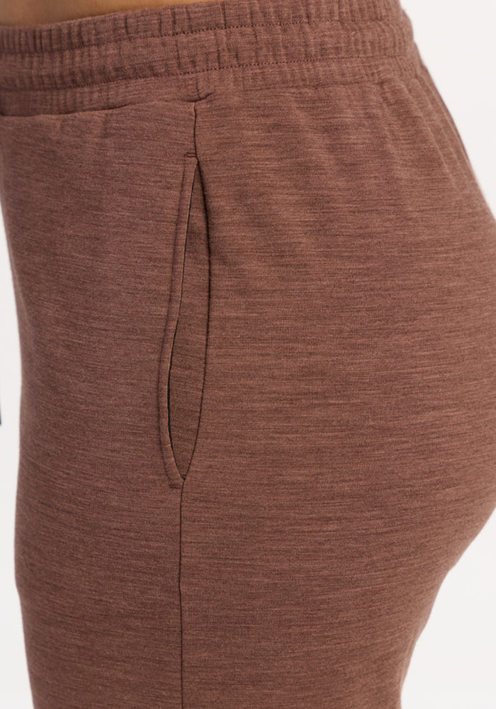 Eloise Petite Pants - Sable Heather
