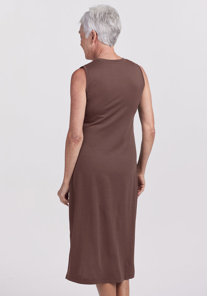 Cassie Dress - Peppercorn