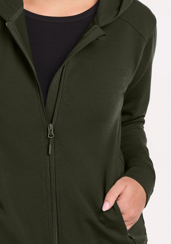 Darby Zip Up Hoodie - Duffel Bag