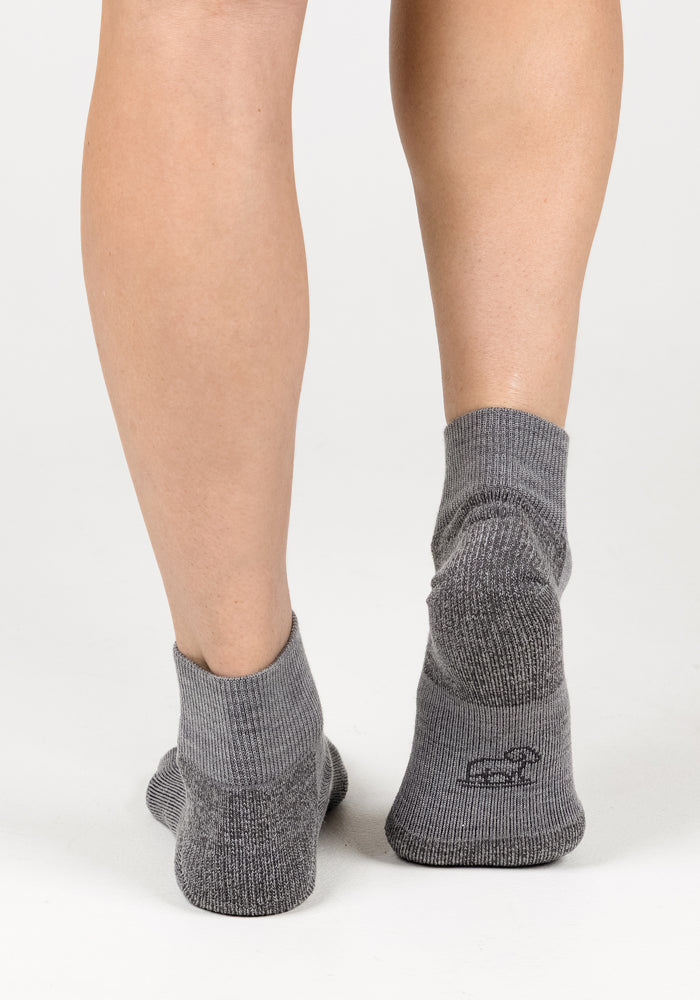 Womens Rambler Ankle Sock - Pebble